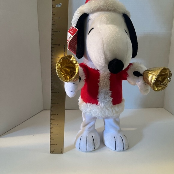 Hallmark Snoopy Bell-Ringer Plush in Red and White - Picture 7 of 10